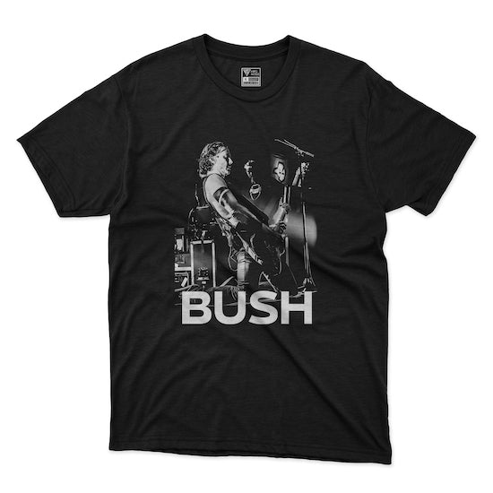 Polera Bush Blanco y Negro - Hipgnosis