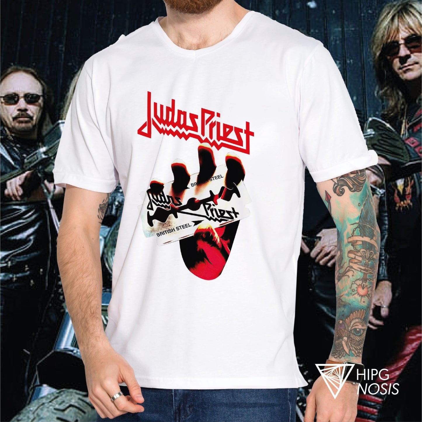 Judas Priest British Steel - Hipgnosis